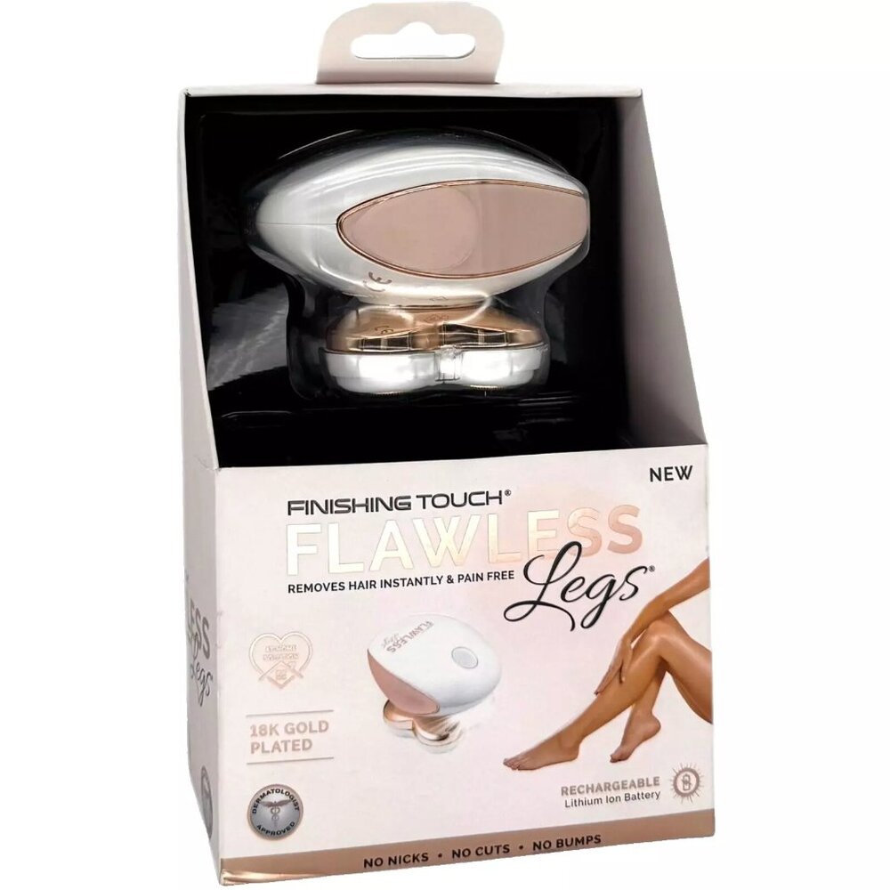 Finishing Touch Flawless Legs 18K Gold Plated Rechargeable Electric Razor
